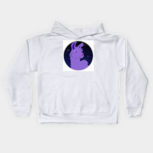 Star Llama Blue Kids Hoodie